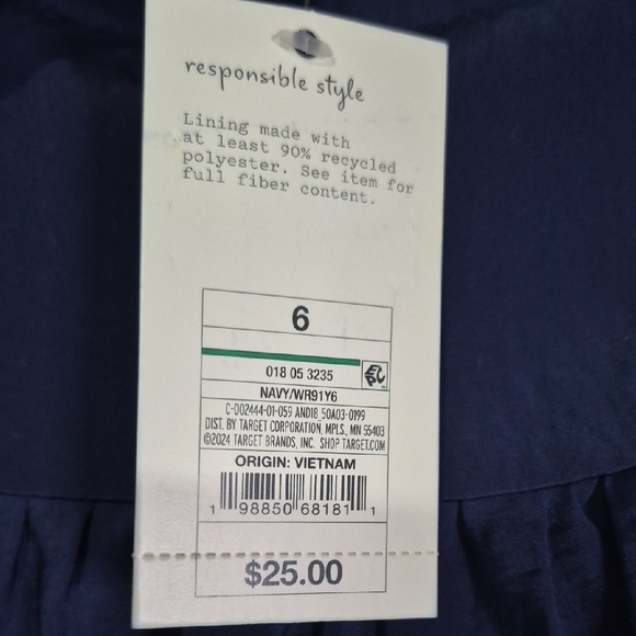 A New Day Deep Blue Skirt - Picture 3 of 5